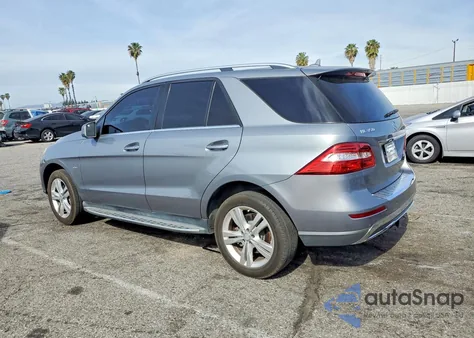 2012 Mercedes-Benz Ml 350 Bluetec из США, поврежденный, VIN 4JGDA2EB4CA067067
